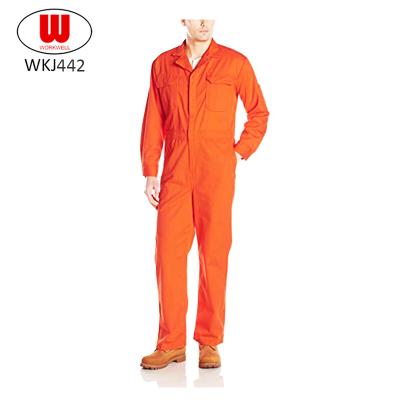 China Anti-wrinkle Polyester Cotton Fabric Coverall Workwear Construction for sale