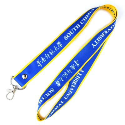 China Health Care Institutes Sublimation Blank Fashion Keychain Airbus Lanyard Blank Fashion Professor ID Holder With Lanyard for sale