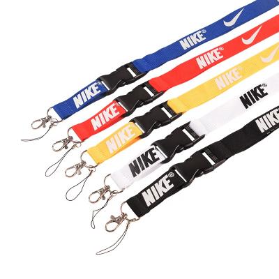 China Gift giving fashionable nylon material with safety buckle lanyard manufacturer direct sales for sale