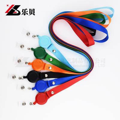 China Fashion Modern Easy Pull Buckle Lanyard Neck Strap Custom Google Badge Lanyard With Logo for sale