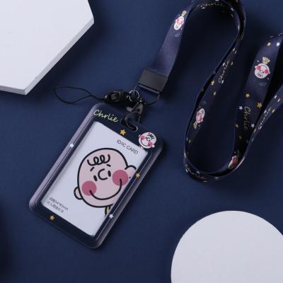 China Store Friendly Free ABS Game Fashion Gift Voucher Card Holder Material Lanyard Customized Printing Logo for sale