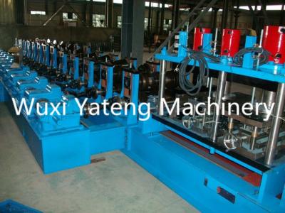 China 14 - 24 Roller Stations Roof Sheet Making Machine , Corrugated Iron Rolling Machine 65mm Shaft Material for sale