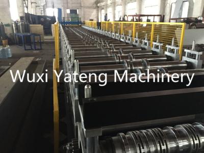 China Hydraulic Cutting Galvanised Roofing Sheet Metal Rolling Machine , PPGI Material Steel Roll Former Machine for sale