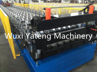 China 380 V 50 Hz Automatic Roll Forming Roofing Machine , Roll Forming Line For Mental Floor Deck for sale