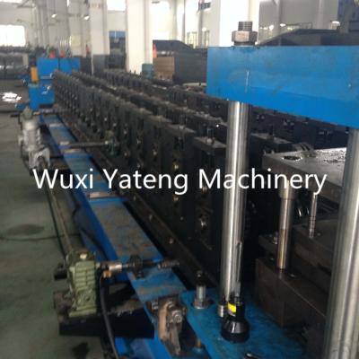 China Security GI Material Storage Rack Roll Forming Machine ISO Light Steel Frame Machine for sale