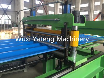 China High Speed Roofing Sheet Roll Forming Machine With Chroming Treatment Rollers 18 Stations for sale