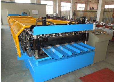 China Manual De - Coiler Cnc Cold Roll Forming Machine 8 - 15m / Min Speed for sale