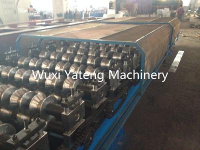 China Aluminum Metal Corrugated Roll Forming Machine Fully Automatic Panasonic PLC Control for sale