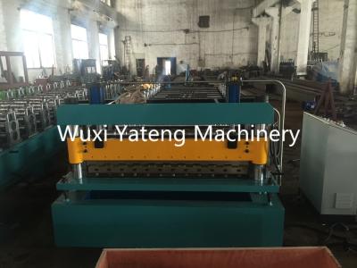 China Automatic Cut To Length Style Metal Roof Roll Forming Machine With 7 Inches Touch Screen for sale