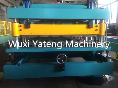 China 11KW Main Power Roofing Sheet Crimping Machine , Sheet Metal Forming Machine With Big Touch Screen for sale