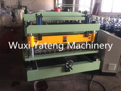 China Colored Mental Adjustable Speed Glazed Tile Roll Forming Machine For Roof for sale