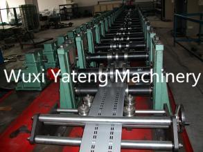 China High Precision Storage Rack Roll Forming Machine Mirror Polished Quenched Treatment for sale