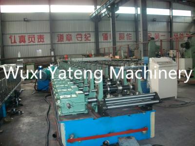 China Galvanized Steel Sheet Forming Machine , False Ceiling Channel Making Machine 18 - 25 Groups Forming Stations for sale