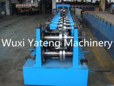 China High Precision GI Material Steel Frame Roll Forming Machine With Servo Feeding / Punching for sale