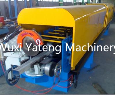 China PPGI Material Gutter Roll Forming Machine Adjustable High Speed Chain Drive for sale