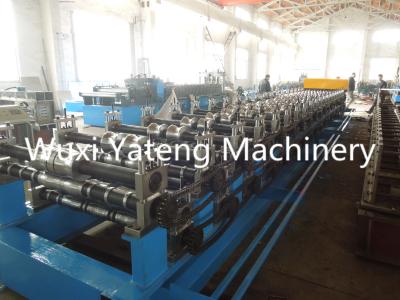 China Automatic Double Deck Roll Forming Machine Steel Roll Former Chain Transmission for sale