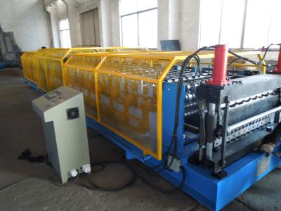 China Wave Profile C Purlin Roll Forming Machine 7.5 KW , 18 - 26 Roller Forming Machine for sale