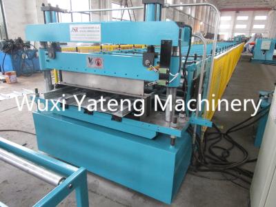 China Q235 Roof Panel Roll Forming Machine , High Precision Sheet Metal Roll Former Machine Including Embossing for sale