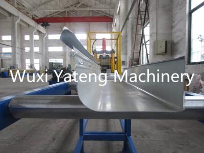 China Portable Half Round Gutter Machine , 45# Steel Roll Forming Machine 20 Stations for sale