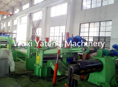 China Coil Straightening Steel Slitting Lines With Side Guide Device / Hydraulic System for sale