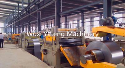 China Customized Galvanized Steel Slitting Lines With Hydraulic Decoiler and Straightener for sale