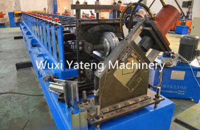 China 15KW Storage Rack Roll Forming Machine With Hydraulic Cutting / Punching for sale