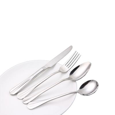 China 2021 Viable Best Selling Products in USA Amazon Wholesale Stainless Steel Luxury Cutlery Set Royal Knife Fork and Spoon Set for sale