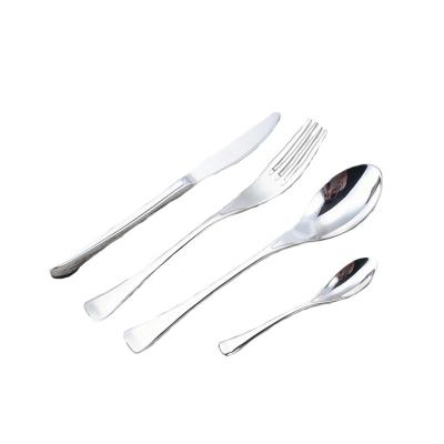 China 2022 Amazon Success Knife Spoon Fork Sustainable High Grade Stainless Steel Serving Hand Polished Cutlery Set for sale