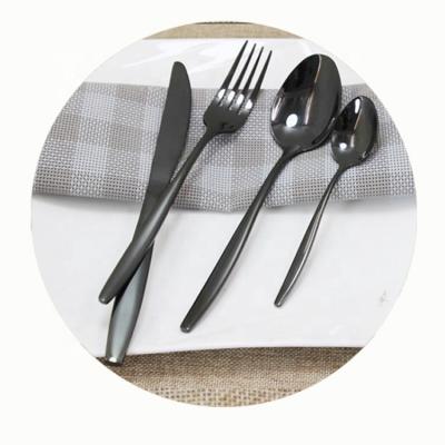 China Jieyang type shengde sustainable factory custom made stainless steel silverware flatware black set for sale