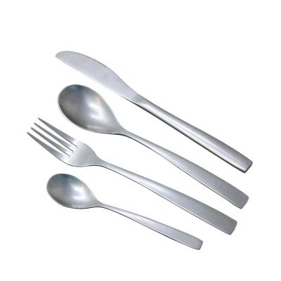 China Hotel restaurant stainless steel flatware camping vintage party cookware wedding gift home high quality flatware 18/10 flatware set for sale