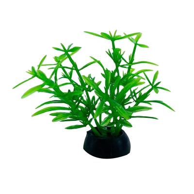 China 2021 Viable Hot Selling Manuafactoty Grade 2 Inch Small Size Fish Tank Accessories Plastic Aquarium Plants for sale