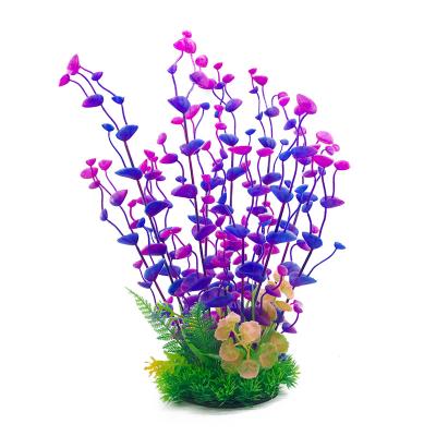 China High Quality Plastic Plants Aqua Plant Artificial Ornamental Fish Tank Decoration for sale