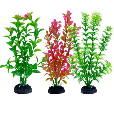 China Aquarium Decoration Micro Landscape Decoration Ornaments Aquatic Plants Artificial Plants Home Decor Fish Tank for sale