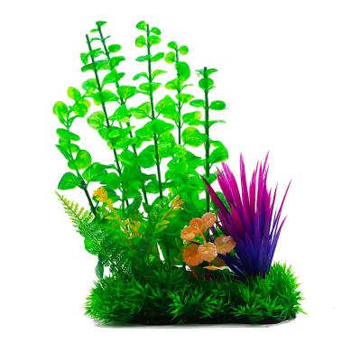 China Aquarium Decoration Wholesale Price Landscaping Artificial Aquatic Plants Fish Tank Decoration for sale