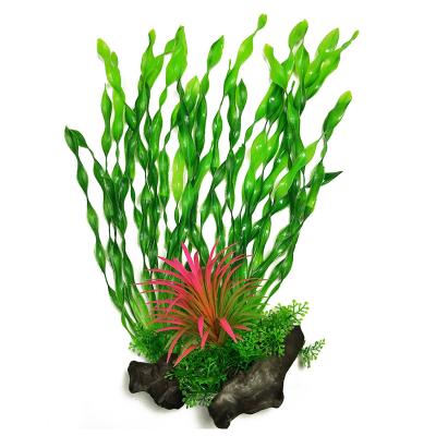 China Aquarium Tree Aquatic Plant Aquarium Accessories Supplier Plastic Artificial Aquarium Plants Decor Fish Tank for sale