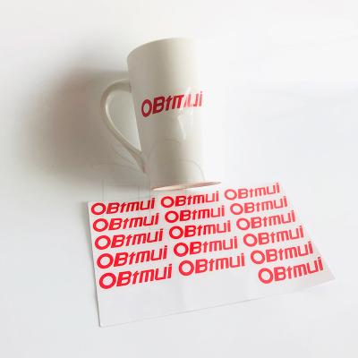 China Custom Durable Waterproof Strong Adhesive UV Transfer Label Stickers for Cosmetic, Metal, Ceramic, Mug, Glass Multi Use for sale