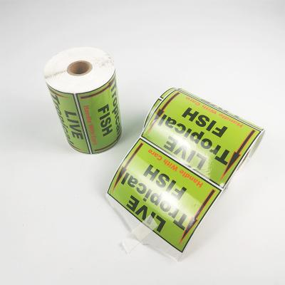 China Factory Direct Printing Logo Roll Self Adhesive Waterproof Die Cut Labels Custom Private Label Vinyl Waterproof Die Cut Labels for sale