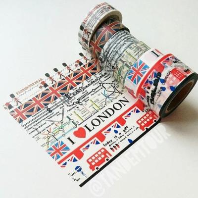 China LOW MOQ Waterproof Printing Colorful Japanese Waterproof Custom DIY Kawaii Washi Tape for sale