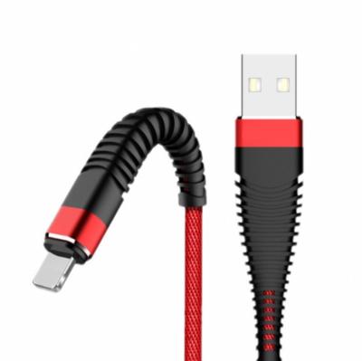 China Mobile Phone Etc.electronic Product Flexible Fishbone Nylon Braided Durable Micro USB V8 Data Charging Fast Charging Cable for sale