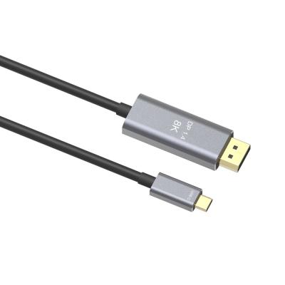 China Type C Port Cable 8K1.4 HD Video Adapter Charging Cable To COMPUTER Displayport+PD for sale