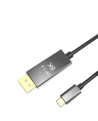 China COMPUTER Type C to DP 8K@60Hz 1.4 USB3.1 Big Version For Notebook HD Video Cable for sale