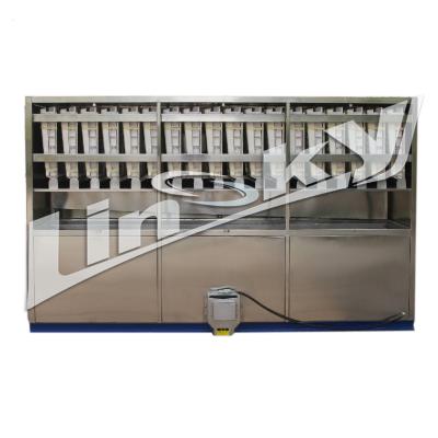 China Hotels Ice Cube Machine Industrial 5 Ton Ice Cube Making And Packaging for sale