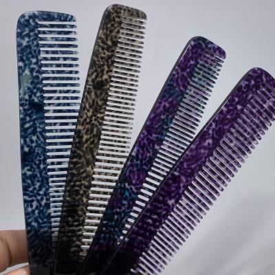 China High Quality Pocket Tortoiseshell Men's Pocket Hair Comb Acrylic Cellulose Acetate Fine Tooth Hair Combs For Women Men for sale