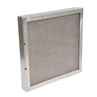 China Hotels Stainless steel washable mesh frame multi-layer corrugated aluminum mesh for air filter for sale