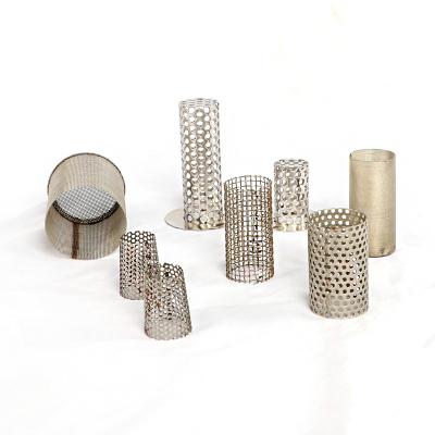 China Corrosion Resistance 20 30 50 80 100 mesh 200 micron stainless steel wire mesh cylinder screen filter tube for sale