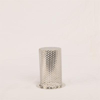 China Corrosion Resistance Stainless Steel Filter Wire Mesh Screen Tube Punching SUS 304 Filter Tube for Chemical Industry for sale