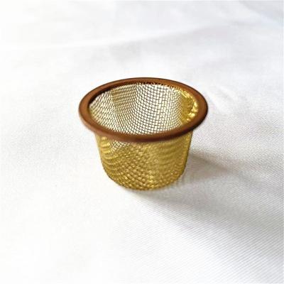 China Plain 20 30 100 150 300 Microns Stainless Steel Woven Wire Mesh Air Water Filter Cap for sale