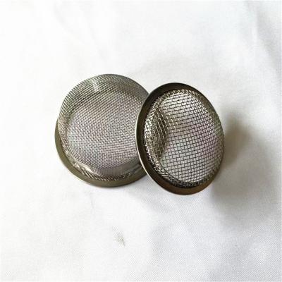 China Plain 150 200 250 Micron 304 316 Stainless Steel Metal Wire Fine Mesh Air Tap Water Filter Cap for sale