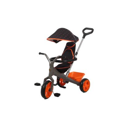 China Ride on Toy Three Wheel Child Baby Cycle Bike Foldable Child Canopy Adjustable Tricycle for sale