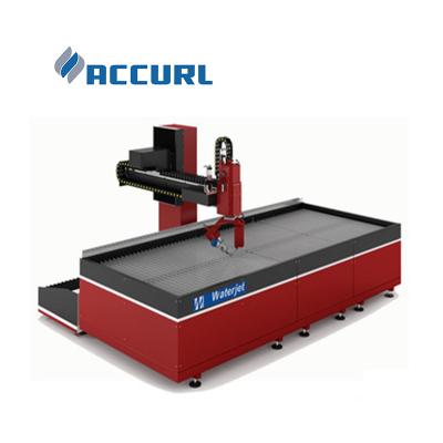 Cina ACCURL 3 Axis Common Water Jet Cutting Drilling Machine With 1500mm*2500 in vendita